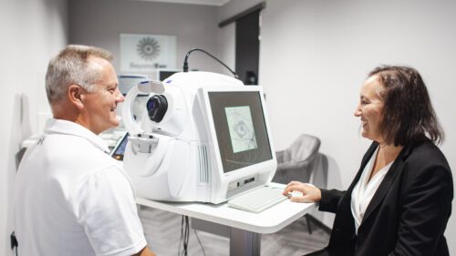 Eine OCT Behandlung bei BeyondEye um CCS zu diagnostizieren